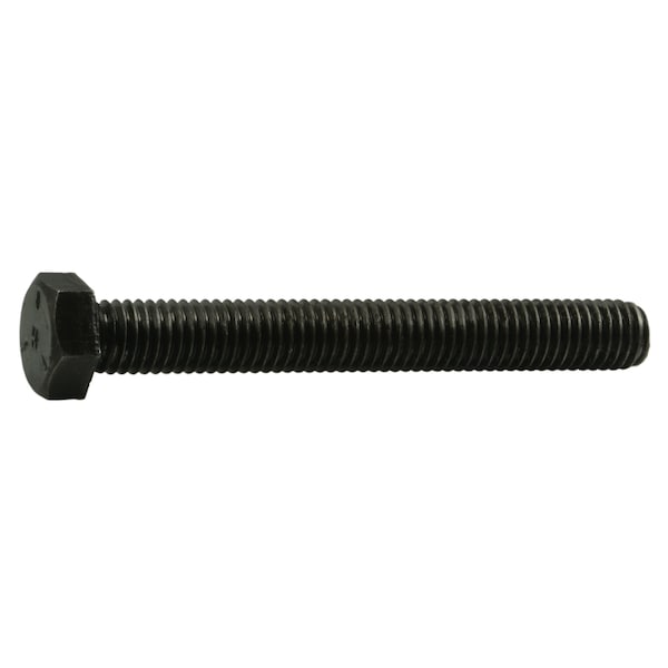 Midwest Fastener Grade 5, 1/2"-13 Hex Head Cap Screw, Plain Steel, 4 in L, 2 PK 39511 - main